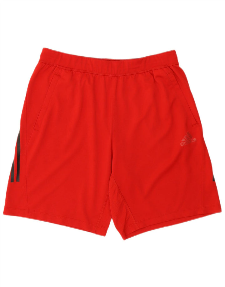 Adidas Herren Aeroready Sportshorts, großes rotes Polyester