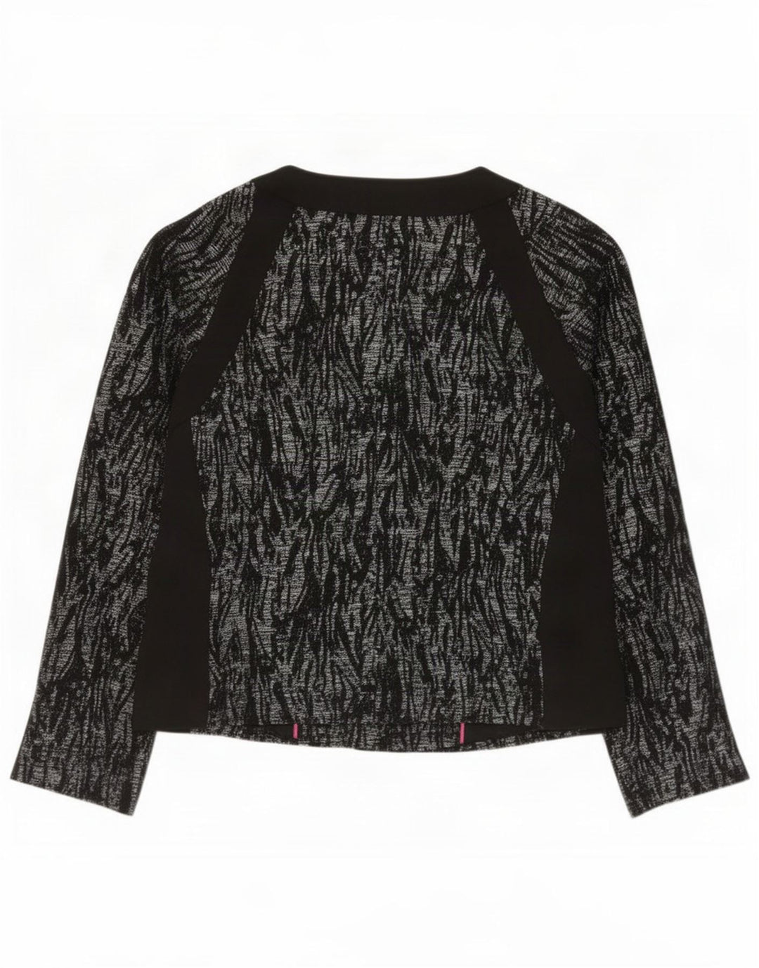 Marks & Spencer Damen-Blazer mit abstraktem Muster, Gr. 16, Schwarz