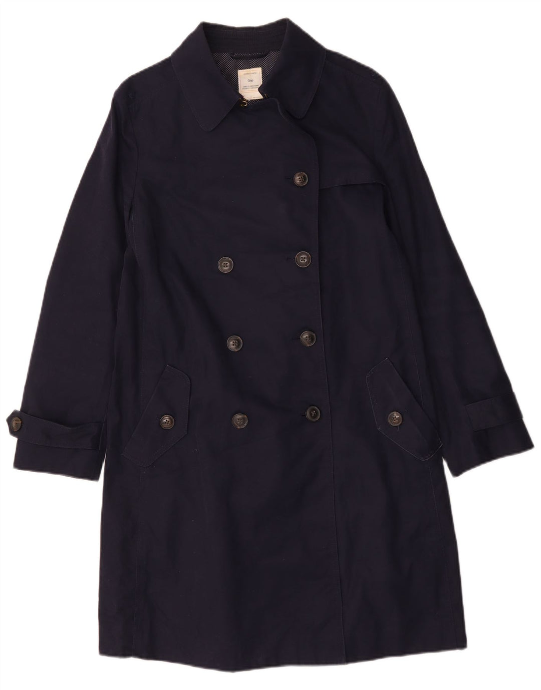 Gap Damen Trenchcoat UK 14 Medium Marineblau