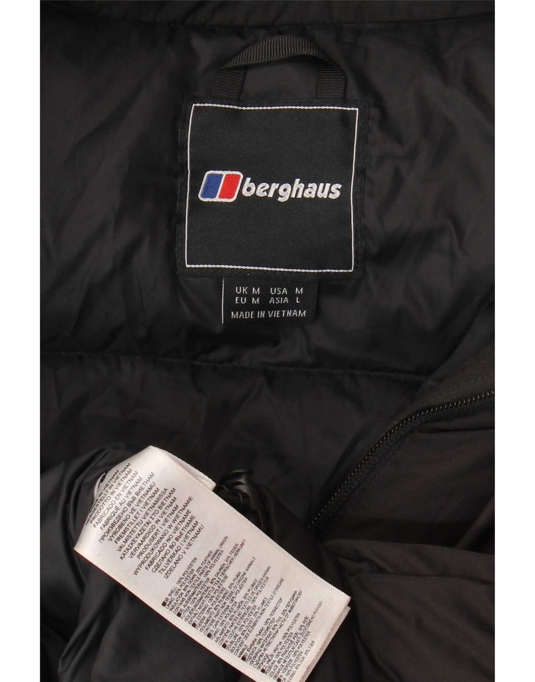 Berghaus Herren Wattierte Weste UK 38 Medium Schwarz Polyester