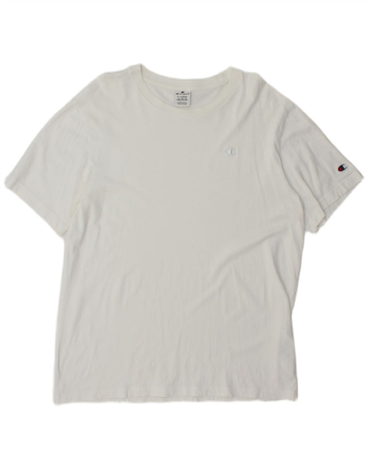Champion Herren T-Shirt Top XL Weiße Baumwolle