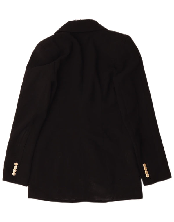 Zweireihiger Blazer für Damen von Zara, Gr. 6, XS, Schwarz, Polyester