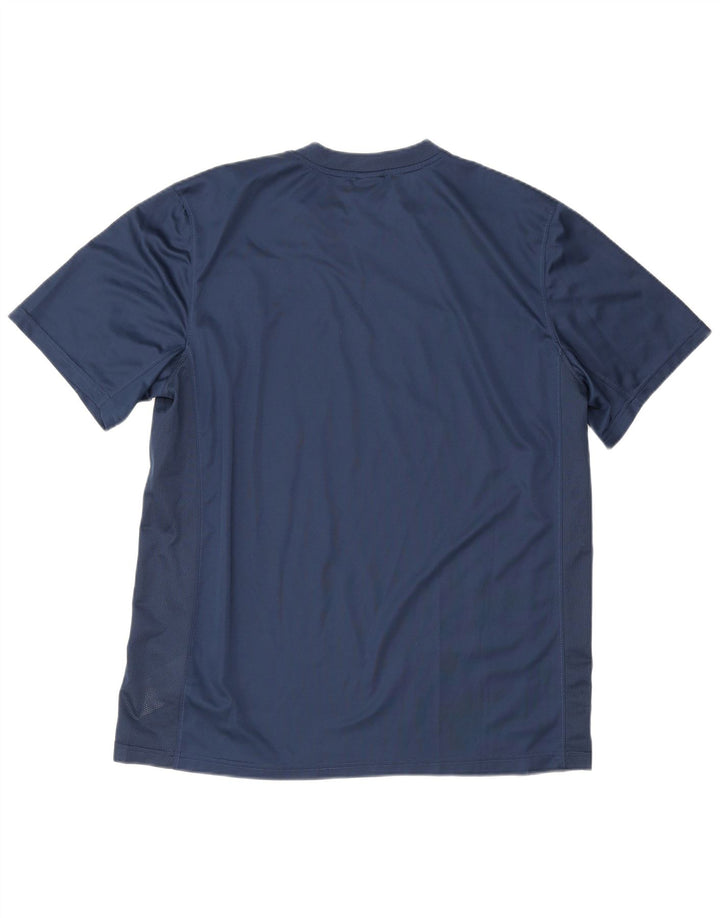 Nike Herren Dri Fit T-Shirt Top XL Marineblau Polyester