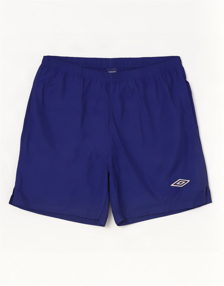 Umbro Herren-Sportshorts, groß, blau, Polyester