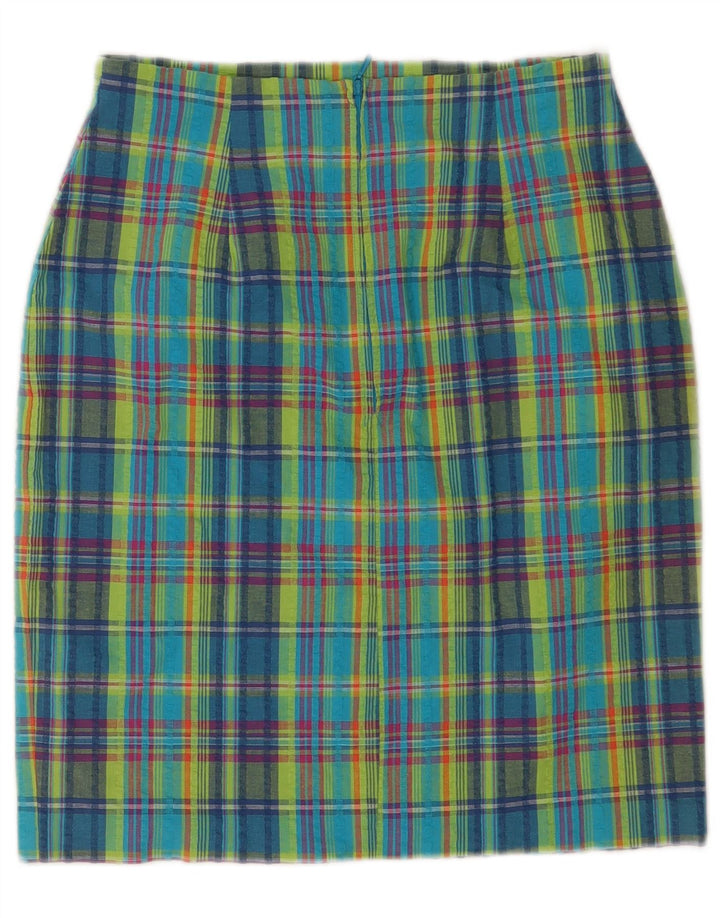 Marks & Spencer Damen Bleistiftrock UK 12 Medium W26 Mehrfarbig kariert