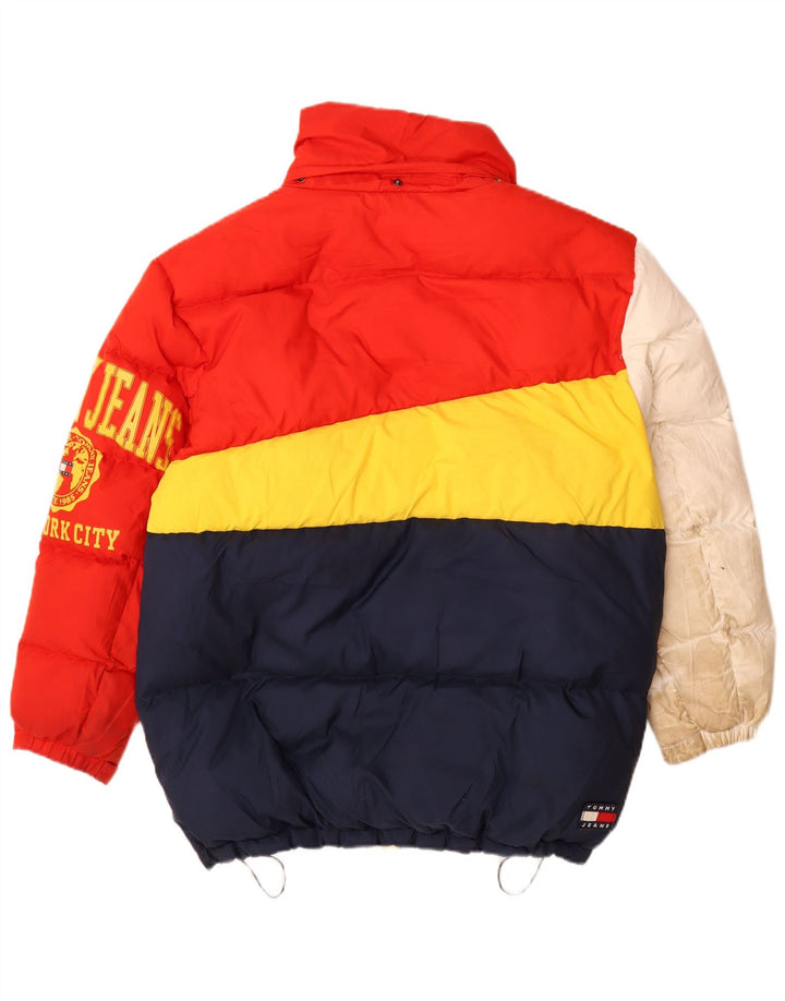 Tommy Hilfiger Herren Grafik wattierte Jacke UK 34 XS Mehrfarbig