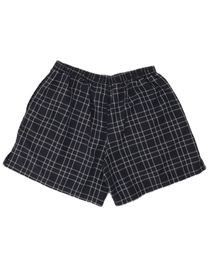 Umbro Herren Badeshorts 2XL Marineblau kariert Polyester