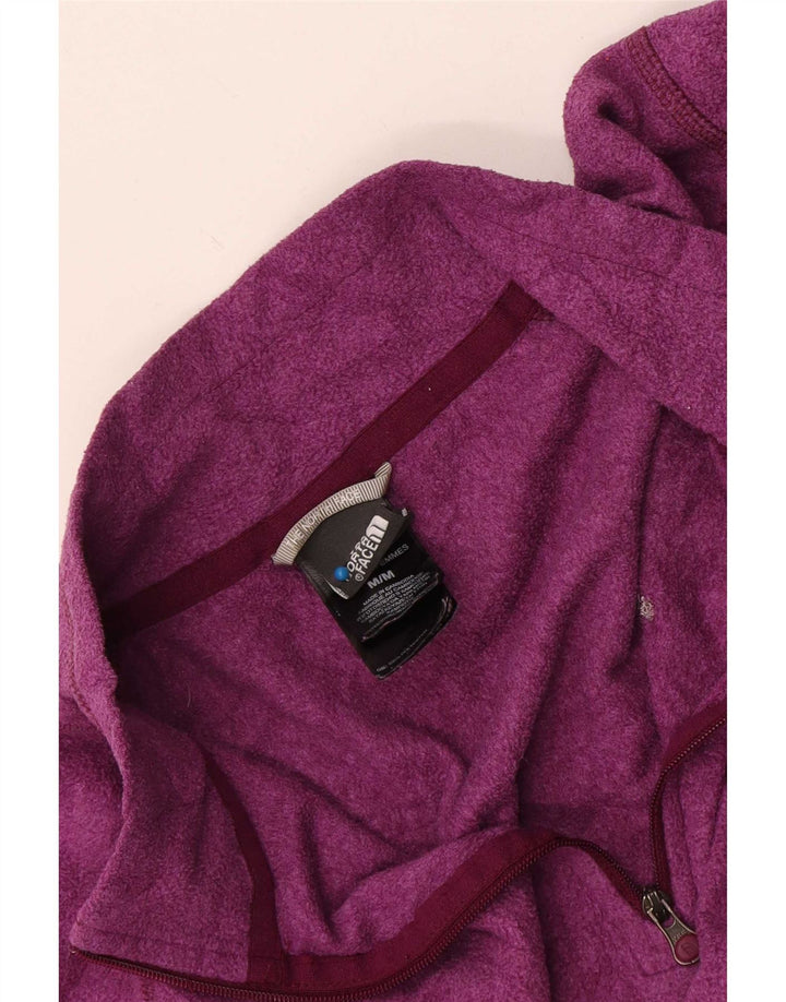 The North Face Damen-Fleecepullover mit Reißverschluss am Hals, UK 14, Mittelviolett, Polyester