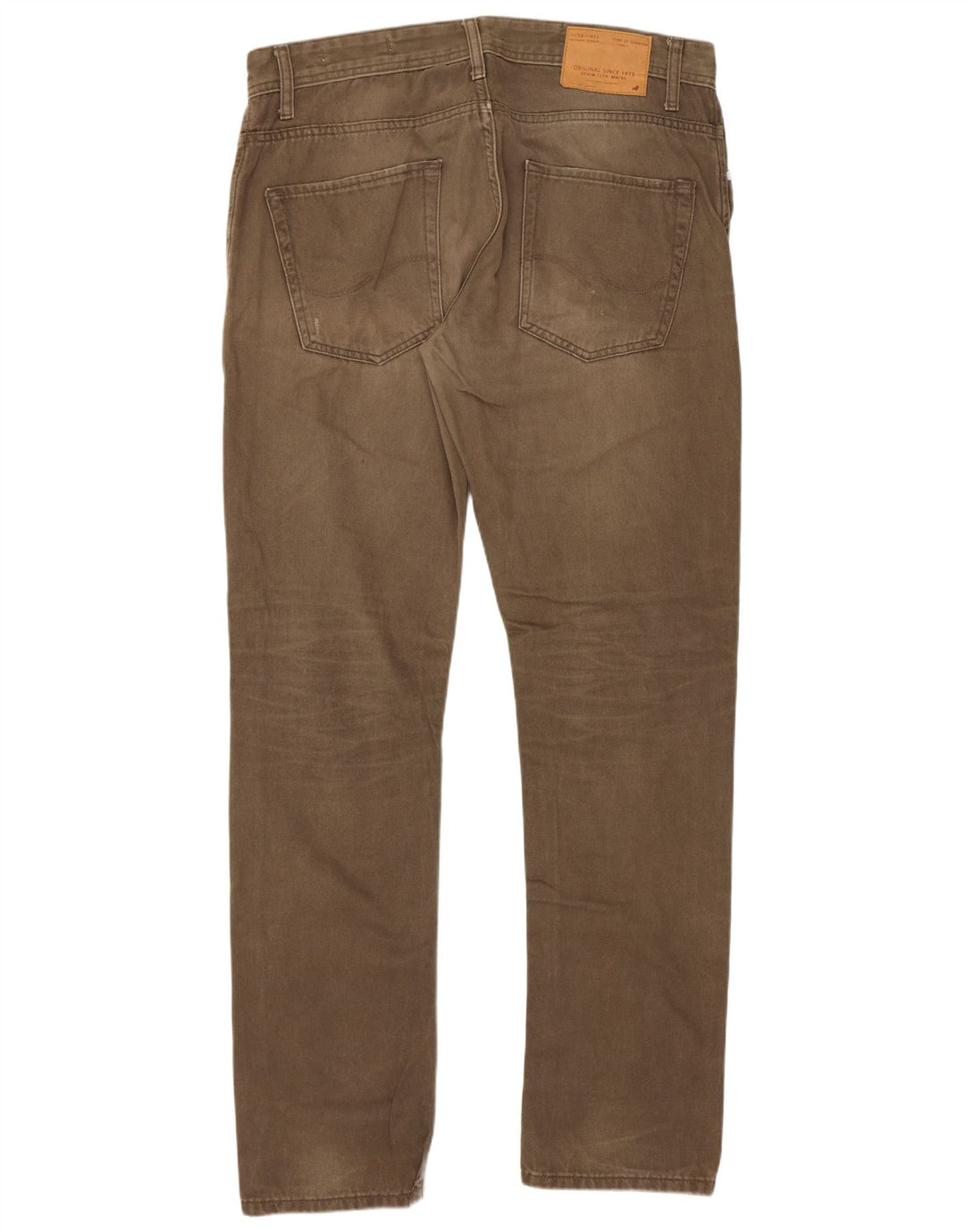 Jack & Jones Herren Tim Slim Jeans W34 L32 Khaki Baumwolle