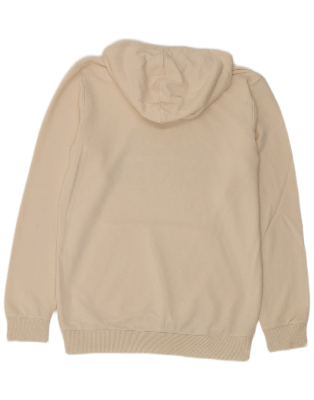 Adidas Herren Grafik-Hoodie-Pullover aus mittelweißer Baumwolle