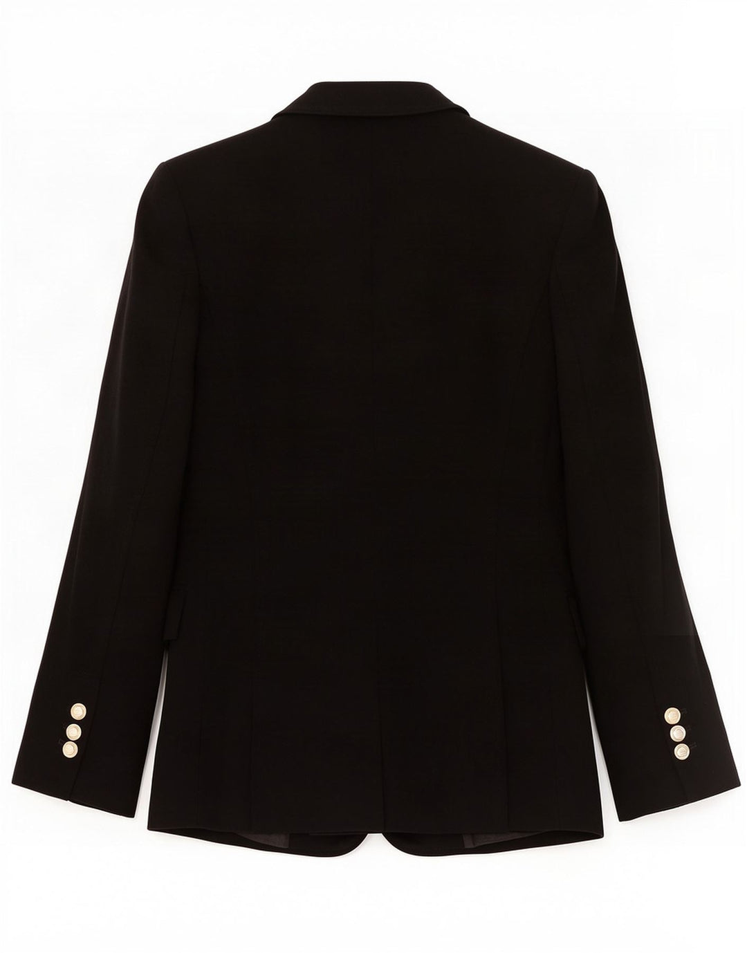 Zara Damen 2-Knopf-Blazerjacke UK 6 XS Schwarz Polyester