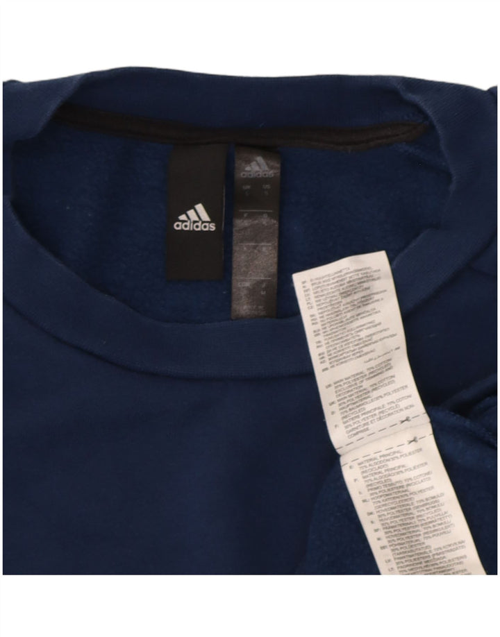 Adidas Herren Sweatshirt Pullover Small Marineblau Baumwolle