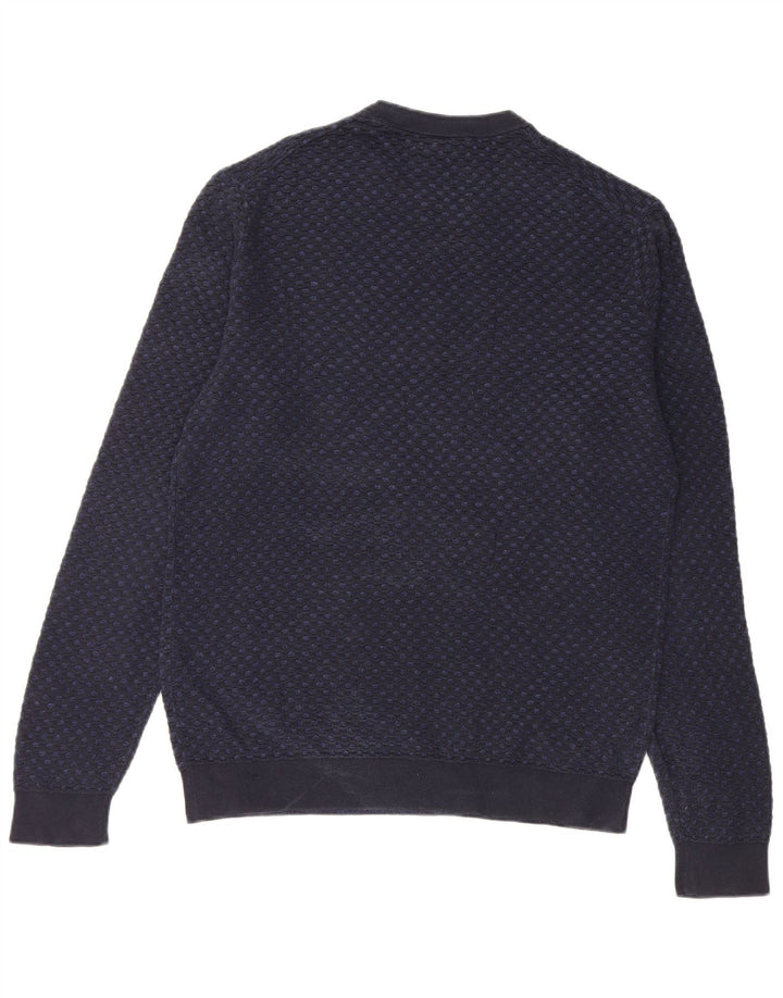 Calvin Klein Herren-Pullover mit Rundhalsausschnitt, Größe S, Marineblau