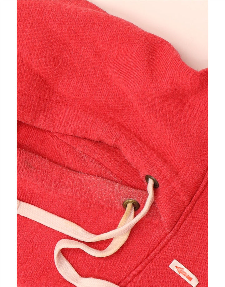 JACK WILLS Herren-Kapuzenpullover mit Grafik, mittelrote Baumwolle