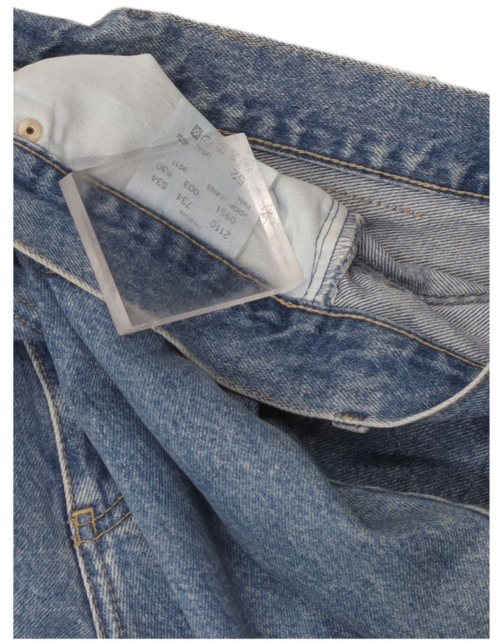 Joop Damen Tapered Jeans W36 L31 Blaue Baumwolle