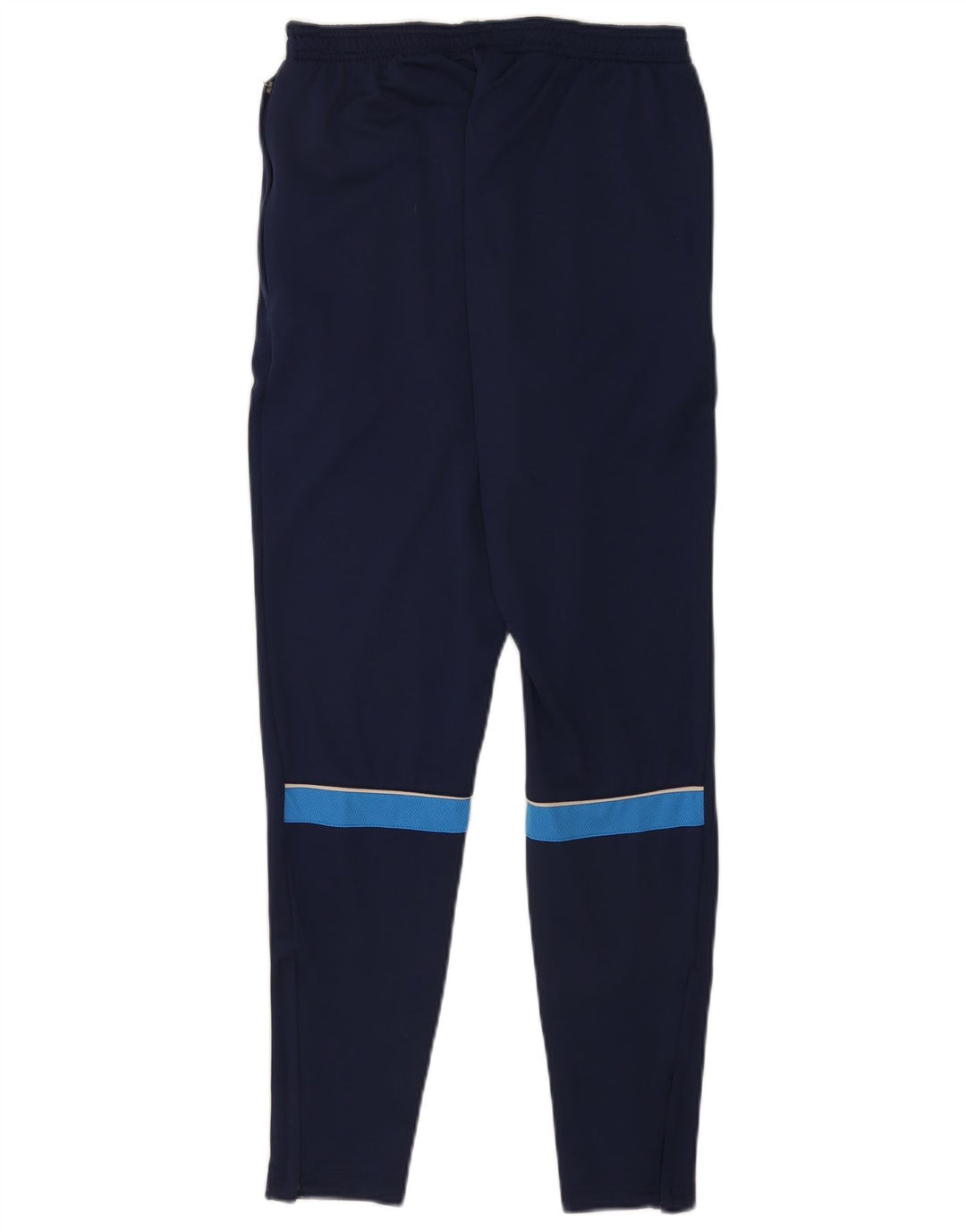 Nike Herren Dri Fit Trainingshose, Größe S, marineblaues Farbblock-Polyester