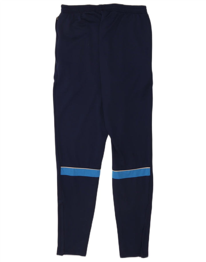 Nike Herren Dri Fit Trainingshose, Größe S, marineblaues Farbblock-Polyester