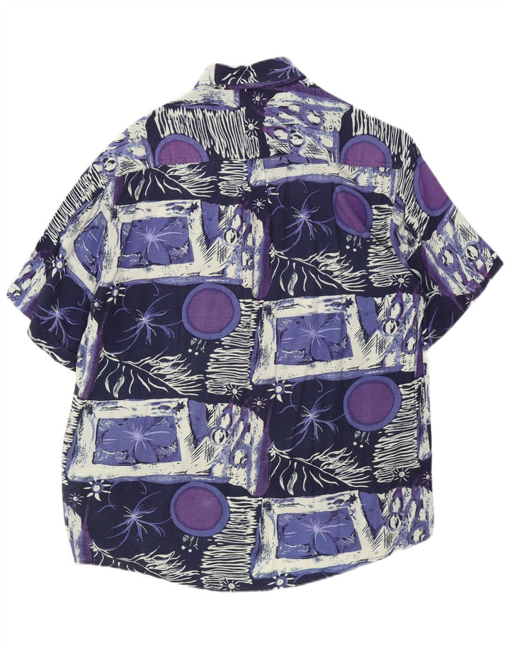 Rob Roy Herren Kurzarmhemd XL Mehrfarbig Patchwork Rayon