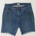 LEE Womens Denim Shorts US 10 Large W32  Blue Cotton Vintage Lee and Second-Hand Lee from Messina Hembry 