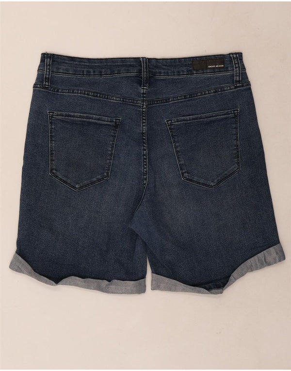 Dkny Damen Jeansshorts US 10 Large W30 Blaue Baumwolle