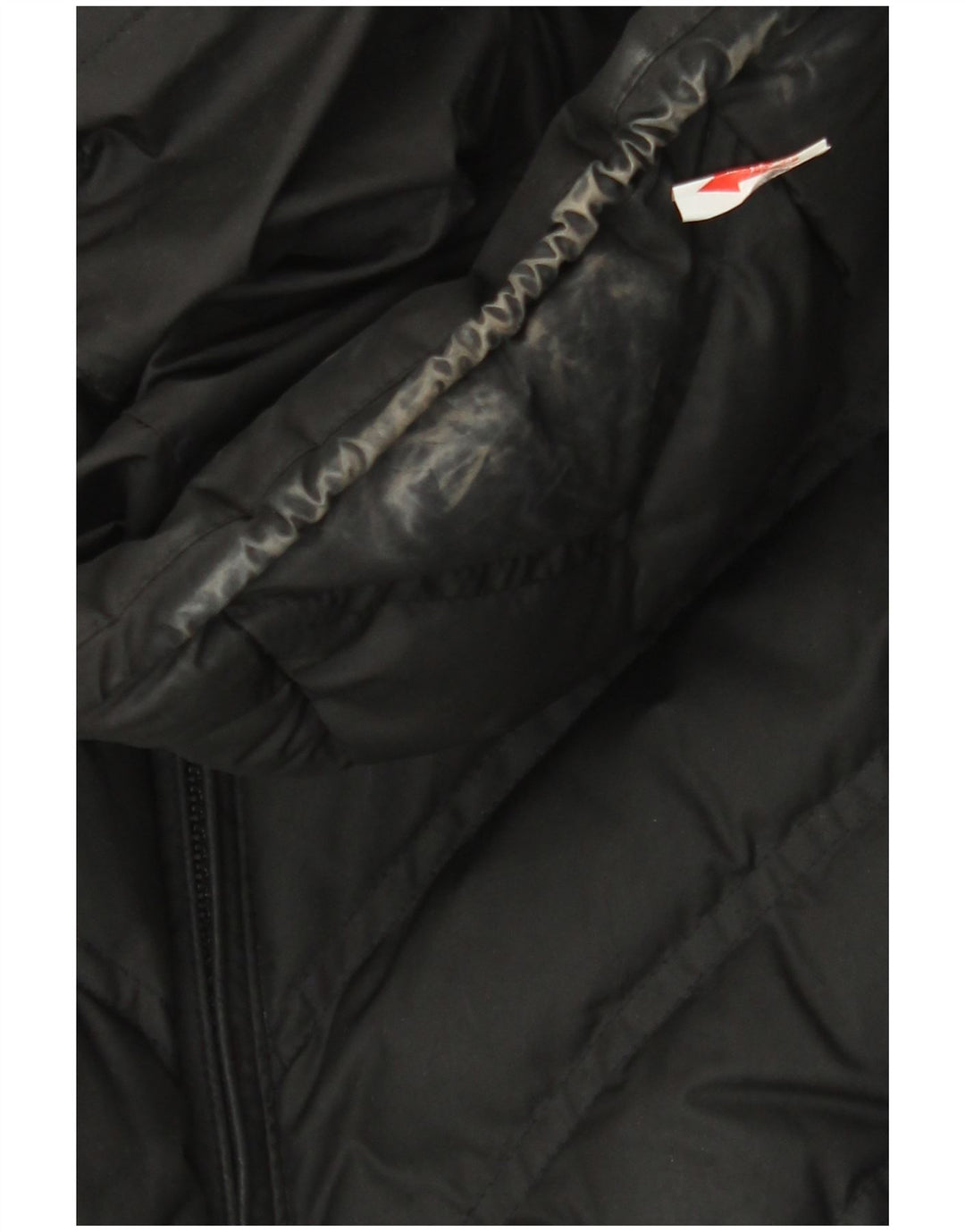 Patagonia Wattierter Damenmantel mit Kapuze, UK 10, Größe S, Schwarz, Polyester