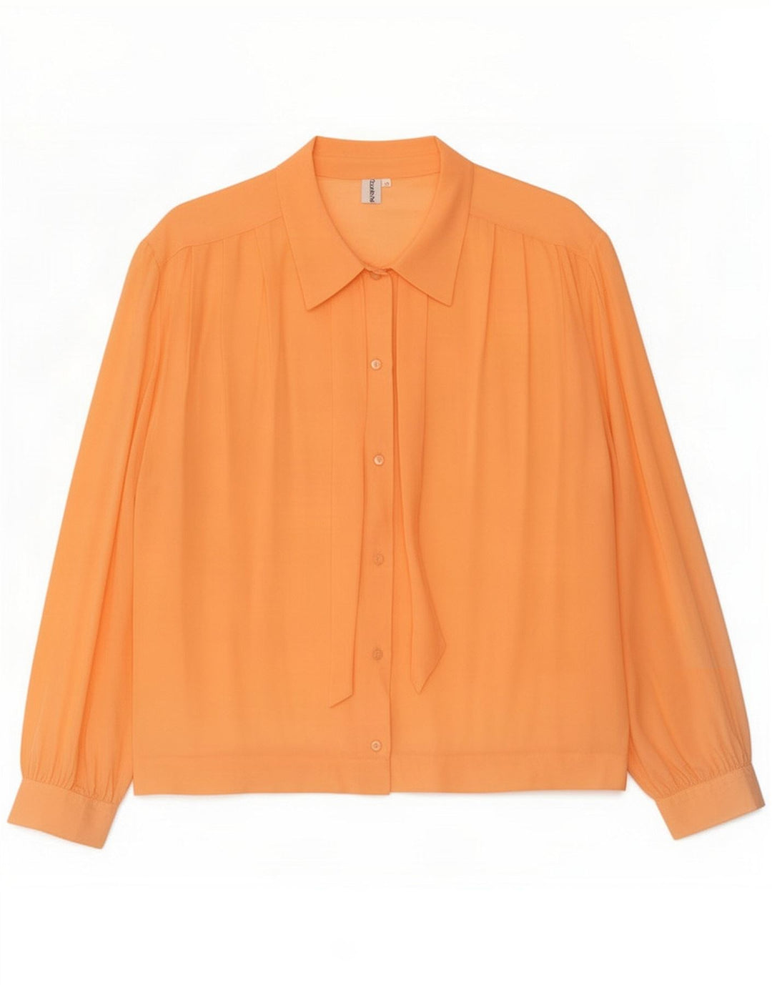 Vintage Damen-Hemdbluse IT 47 Large Orange