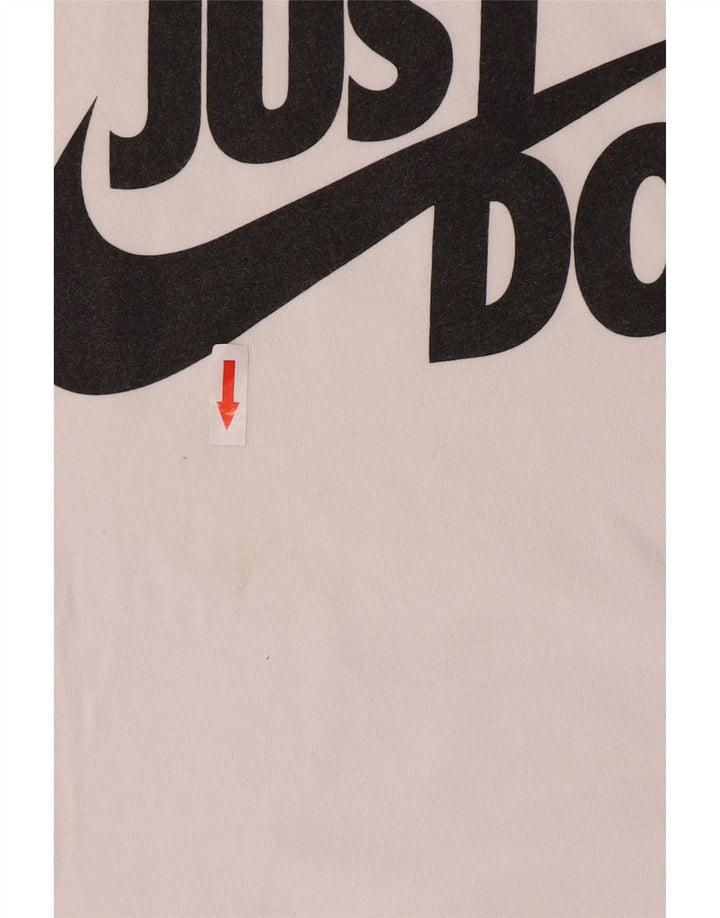 Adidas Herren Grafik-T-Shirt-Oberteil aus mittelweißer Baumwolle