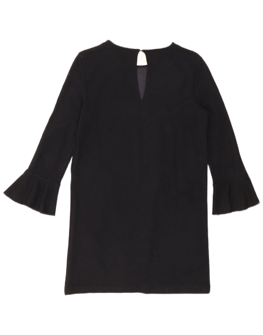 Zara Damen-Etuikleid mit langen Ärmeln, Gr. 10, Marineblau