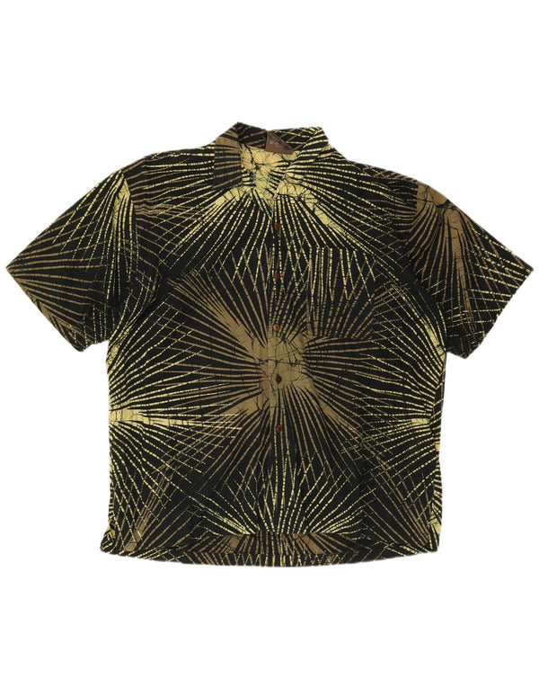 Caribelle Batik Herren-Hemd mit abstraktem Muster, groß, mehrfarbig