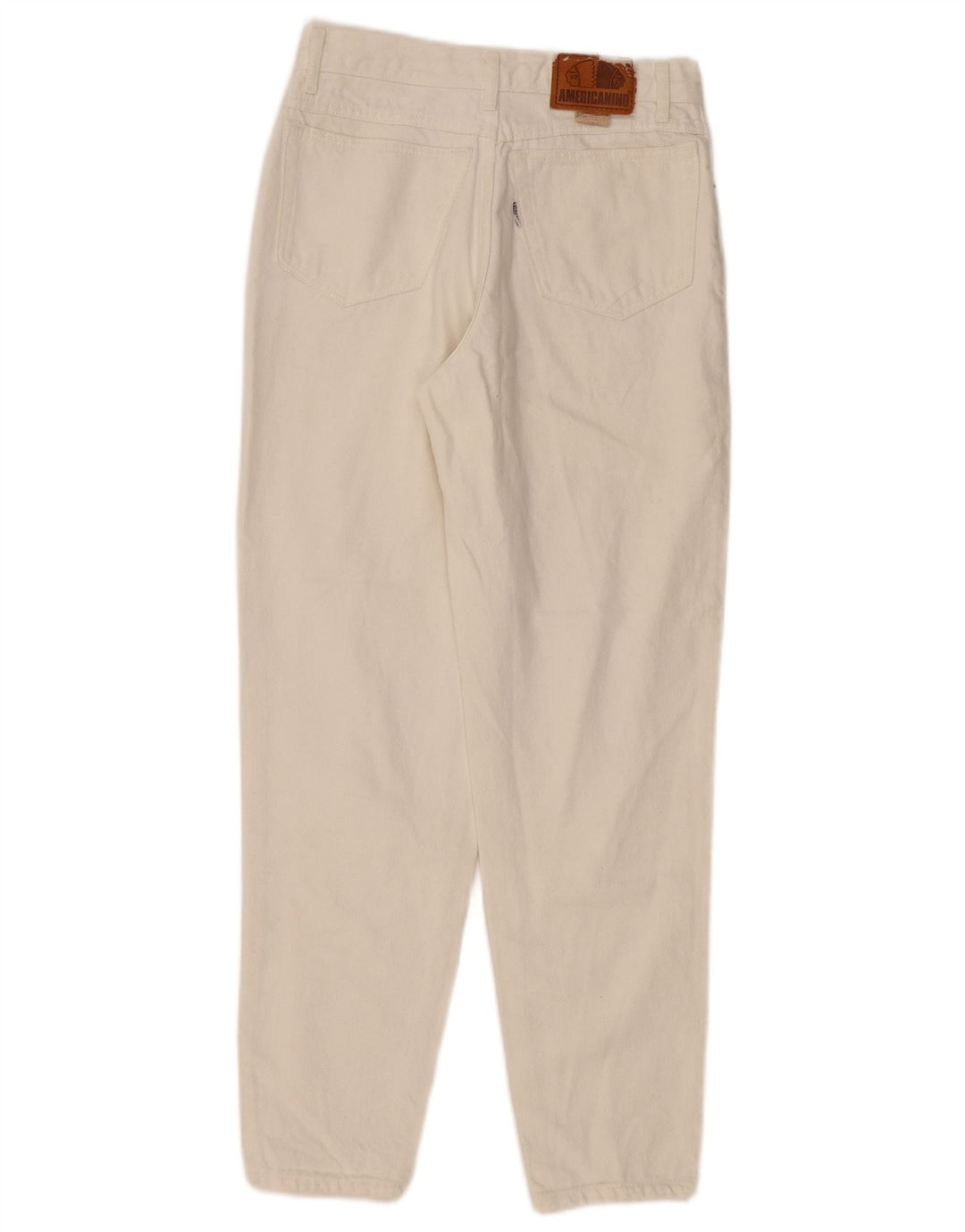 Americanino Damen High Waist Tapered Jeans W28 L28 Off White Classic