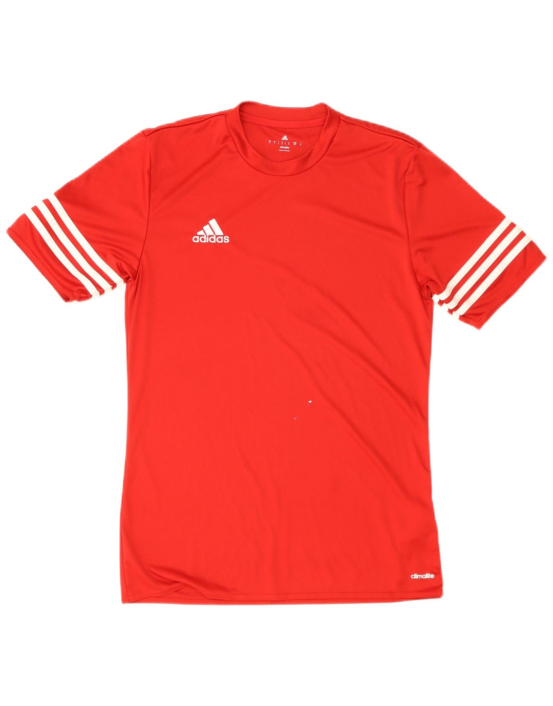 Adidas Herren Climalite T-Shirt Top Small Rot Polyester