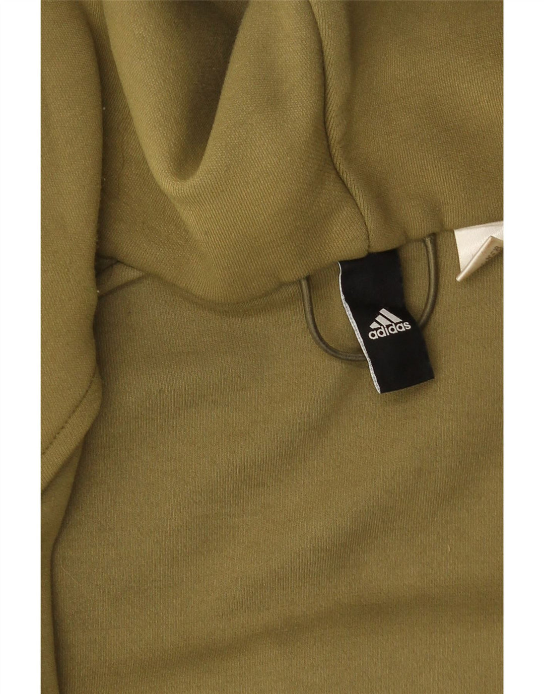 Adidas Herren Kapuzenpullover mit grafischem Reißverschluss, groß, Khaki