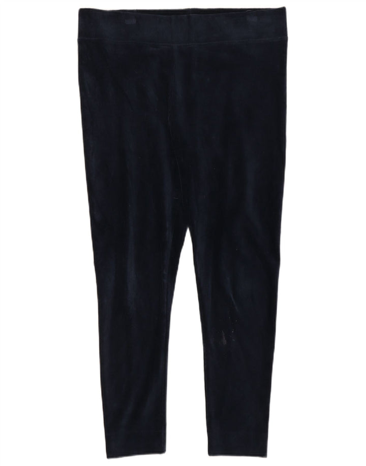 Marks & Spencer Damen Leggings UK 16 Large Marineblau Baumwolle