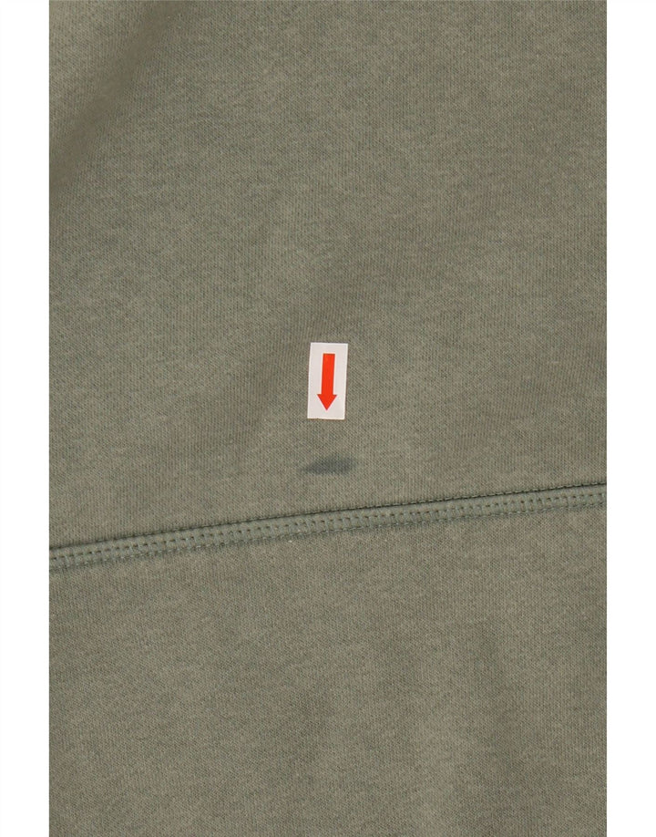 HURLEY Damen-Kapuzenpullover mit Grafik, UK 14, mittelgrüne Baumwolle