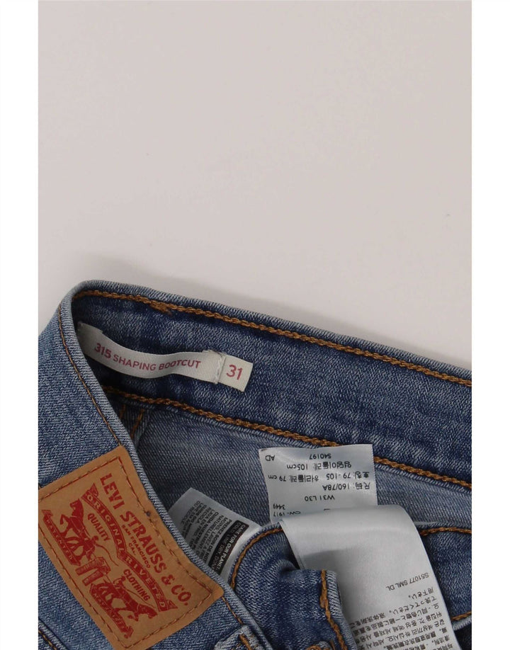 Levi's Herren 315 Shaping Bootcut Jeans W31 L30 Blaue Baumwolle