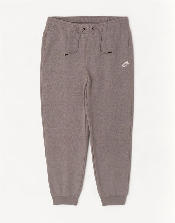 Nike Herren-Trainingshose, Jogginghose, Größe L, Grau meliert