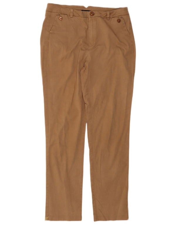 Massimo Dutti Damen Slim Chino-Hose EU 38 Small W28 L27 Beige