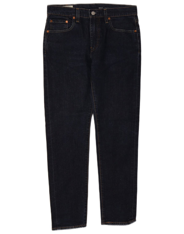 Levi's Herren 512 Slim Tapered Jeans W30 L30 marineblaue Baumwolle
