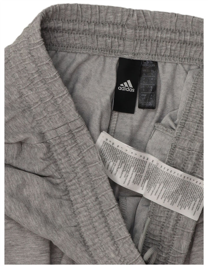 Adidas Herren-Trainingshose mit Grafik, Größe S, grau gefleckte Baumwolle