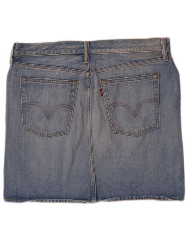 Levi's Damen Mini-Jeansrock W31 Mittelblau
