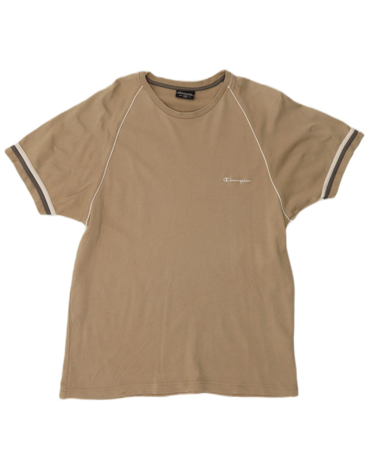 Champion Herren T-Shirt Top XL Beige Baumwolle