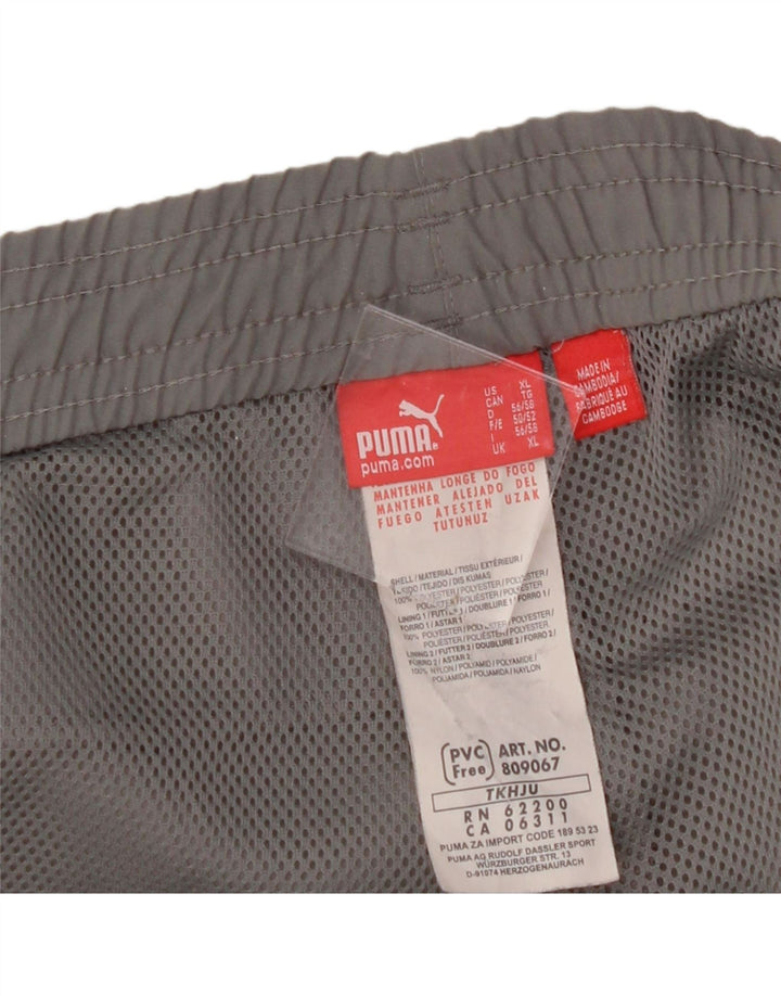 PUMA Mens Graphic Tracksuit Trousers XL  Grey Polyester Vintage Puma and Second-Hand Puma from Messina Hembry 