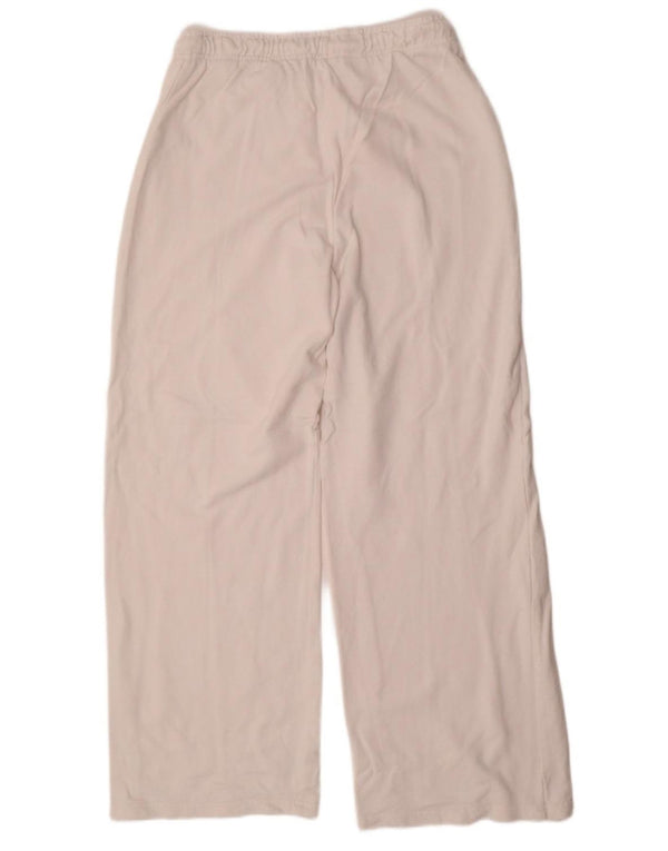 Zara Damen-Trainingshose, UK-Größe 46, Größe L, weiße Baumwolle