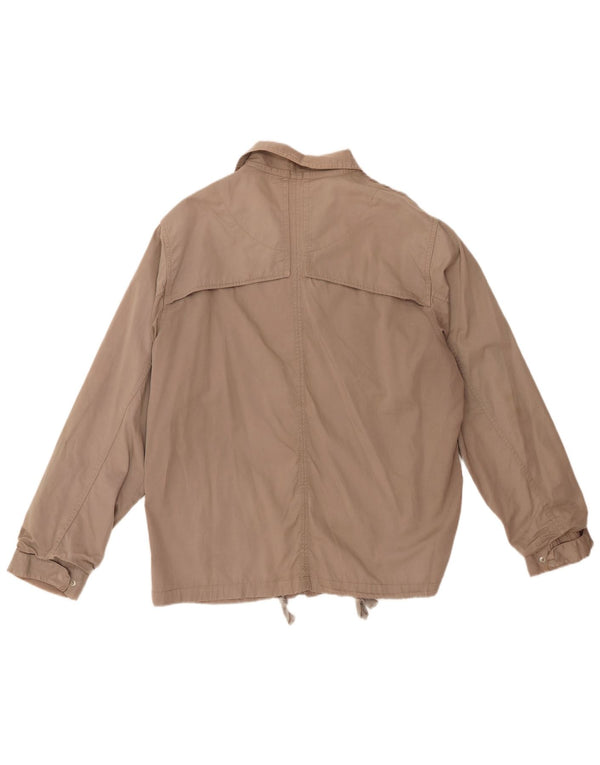 Reiss Herren Utility Jacke UK 44 2XL Beige Baumwolle