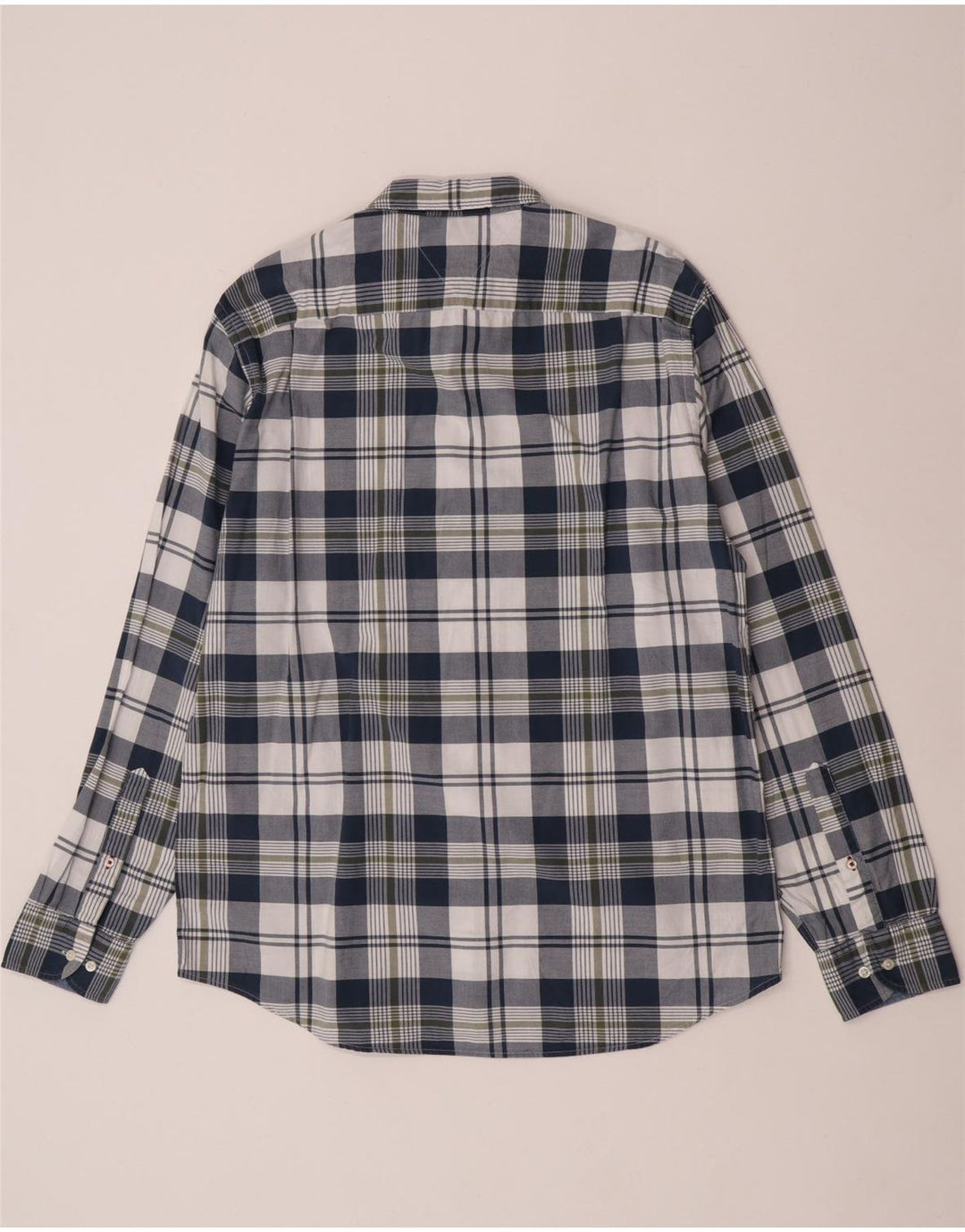 Tommy Hilfiger Herren Regular Fit Hemd XL Marineblau kariert
