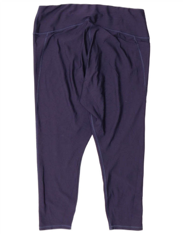 Under Armour Damen Kompressions-Capri-Leggings UK 20 2XL Marineblau Sport