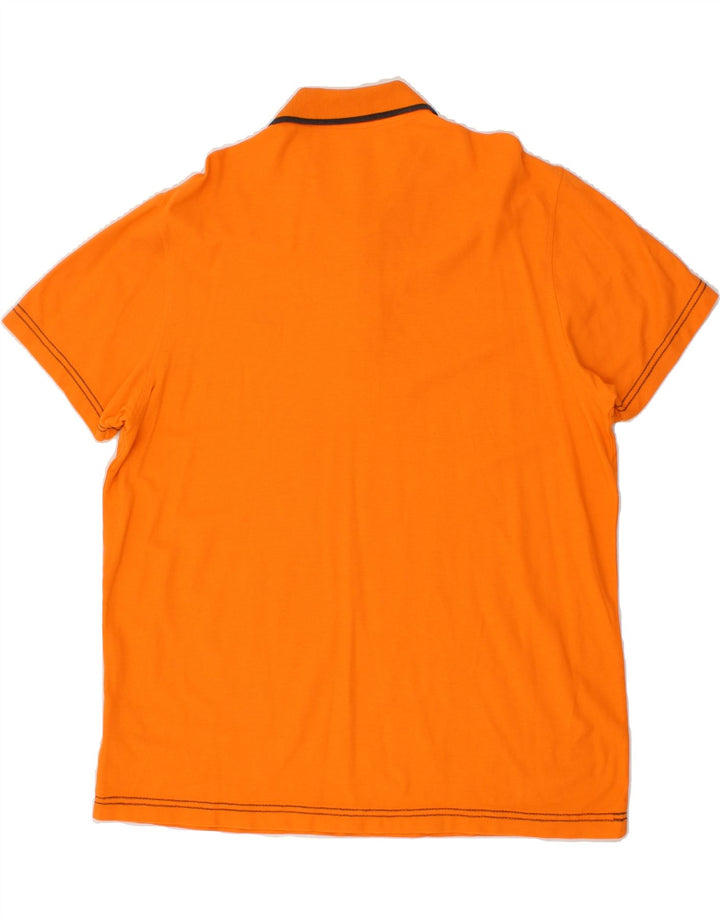 LOTTO Mens Polo Shirt 2XL Orange Cotton Vintage Lotto and Second-Hand Lotto from Messina Hembry 