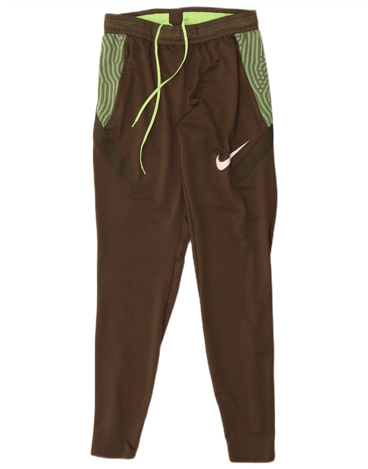Nike Herren Dri Fit Trainingshose, klein, Khaki, geometrisch, Polyester