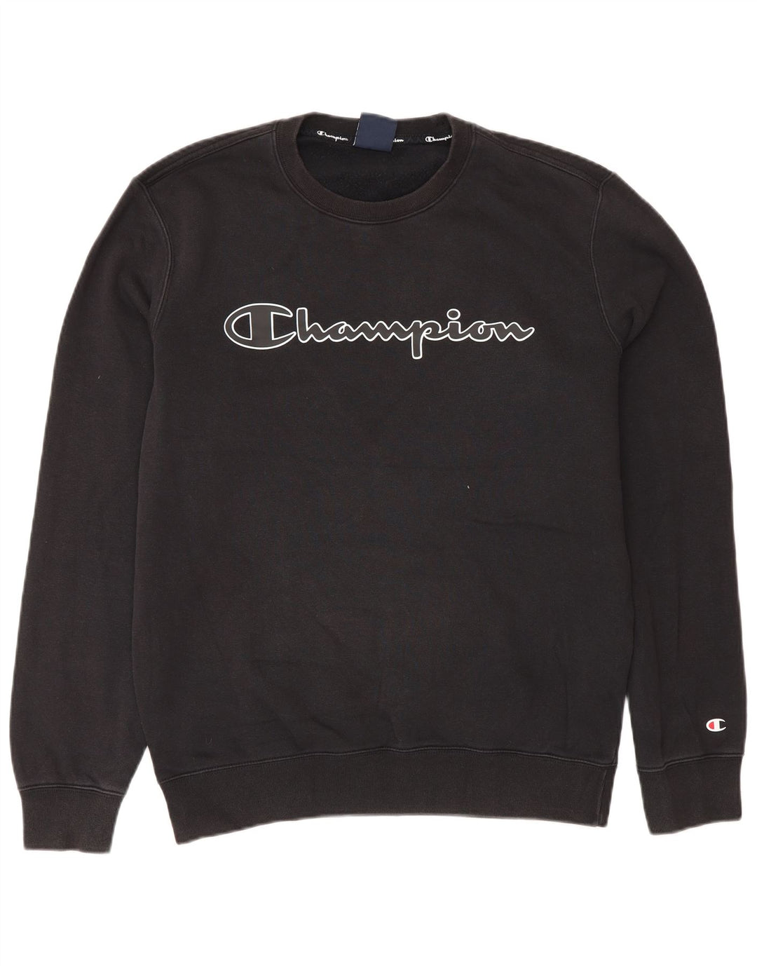 Champion Herren-Sweatshirt mit Grafik, mittelschwarze Baumwolle