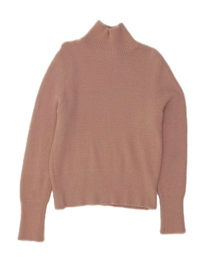 ZARA Womens Turtle Neck Jumper Sweater UK 14 Large Pink Vintage Zara and Second-Hand Zara from Messina Hembry 